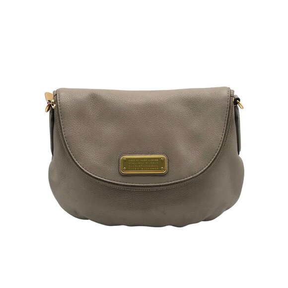 Marc Jacobs Gray Leather Classic Q Natasha Crossbody Bag - Picture 1 of 12
